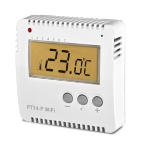 WLAN Thermostat PT14-P – Raumregler mit LED-Display und Smartphone-Steuerung