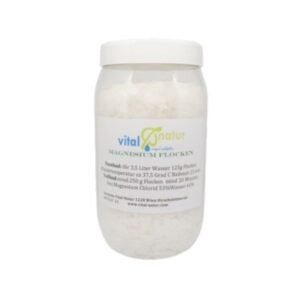 Magnesium Flakes – 100 % naturreines Magnesiumchlorid aus dem Zechsteinmeer (Badezusatz, 1 kg)